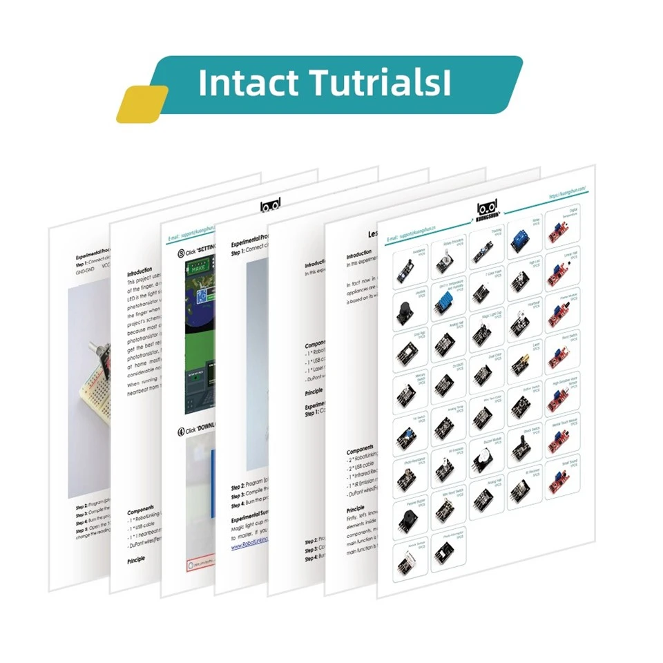 37 Sensor Kit With Tutorial for Arduino UNO MEGA Nano high quality