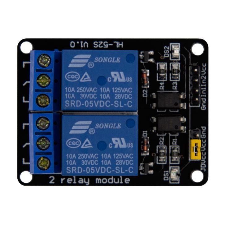 5V Two Channel Relay Module With Optocoupler PIC DSP AVR 5V Two Channel Relay Module With Optocoupler PIC DSP AVR