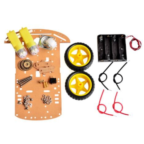 Läpinäkyvä robotti Smart Car Chassis